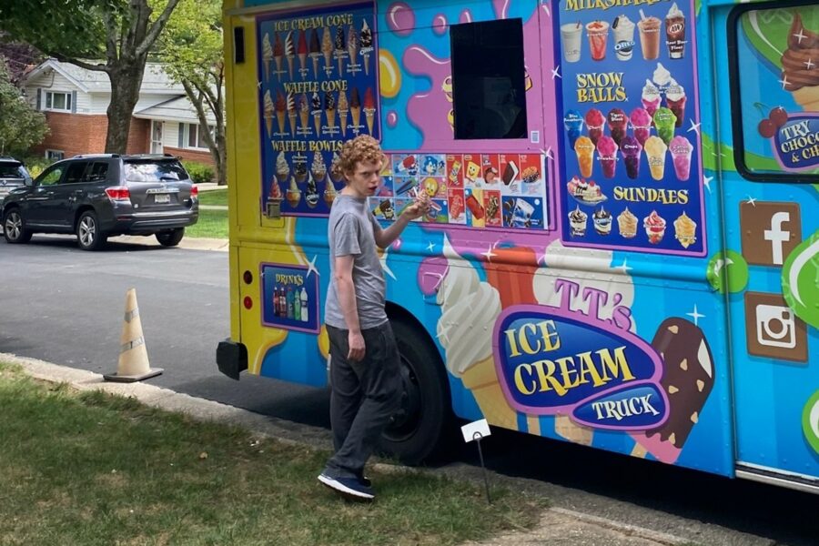 Brendan visits the ice cream truck