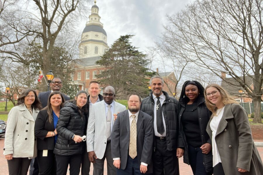 Jubilee community members advocate in Annapolis at DDDAY2023.