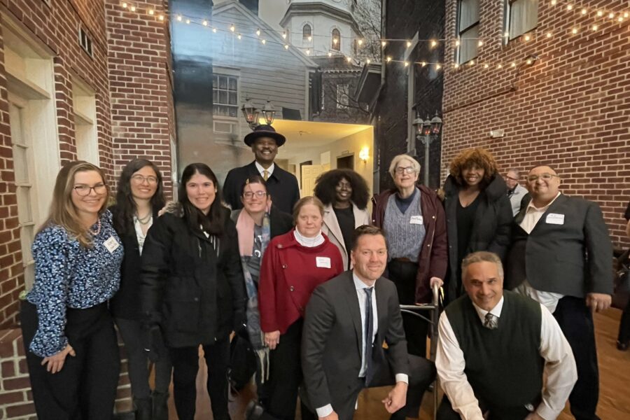 Jubilee staff and clients in Annapolis for advocacy